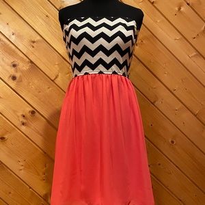 Strapless dress